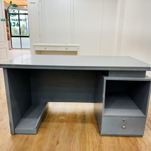 Bàn Giám Đốc Xám Hiện Đại 1M4x70CM Cũ 3 ban lam viec cu 9 2