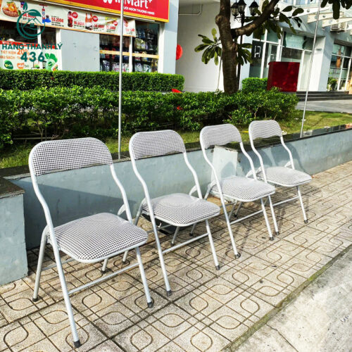 Ghế Gấp Kẻ Caro Cũ Bền Đẹp Giá Rẻ 4 ghe van phong cu 1 1