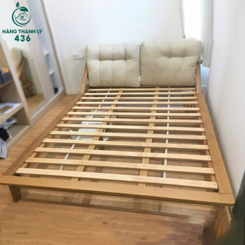 Giường Gỗ Sồi Amando Padova 1M6 Cũ Giá Rẻ 3 giuong ngu cu