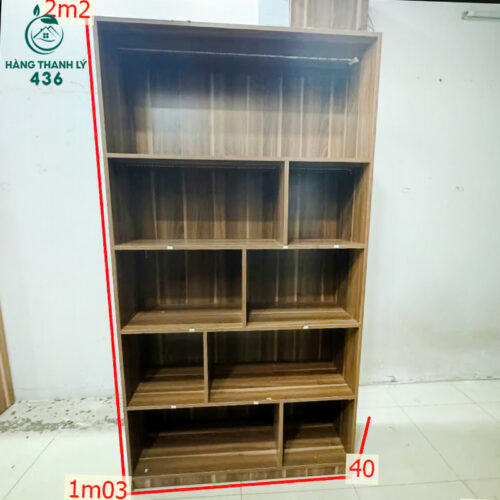 Kệ Gỗ Trưng Bày Sản Phẩm 1M Cũ Giá Rẻ 4 ke trung bay cu 3 1