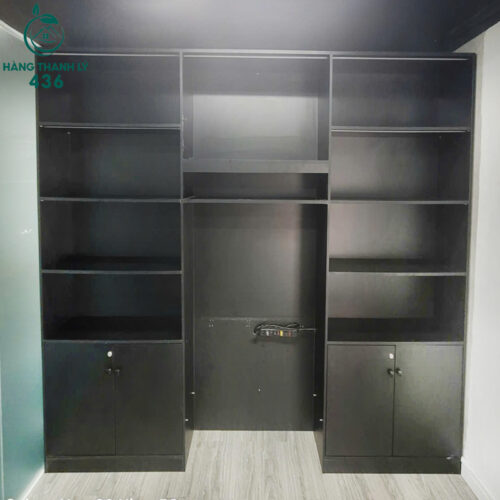 Kệ Tủ Trưng Bày Kèm Bàn Gỗ Cũ Sang Trọng 4 ke tu trung bay 1