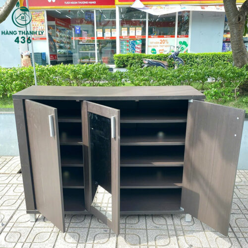 Tủ Giày Cũ Gỗ MDF 3 Cánh Truyền Thống Giá Rẻ 4 tu giay cu 4
