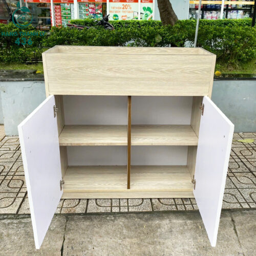 Tủ Gỗ Đa Năng Cũ Thiết Kế Tối Giản Đẹp 4 tu giay dep thanh ly 1