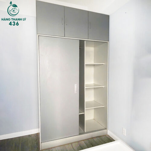Tủ Quần Áo Cánh Lùa Gỗ MDF 1M4 Cũ Giá Rẻ 3 tu quan ao cu 1