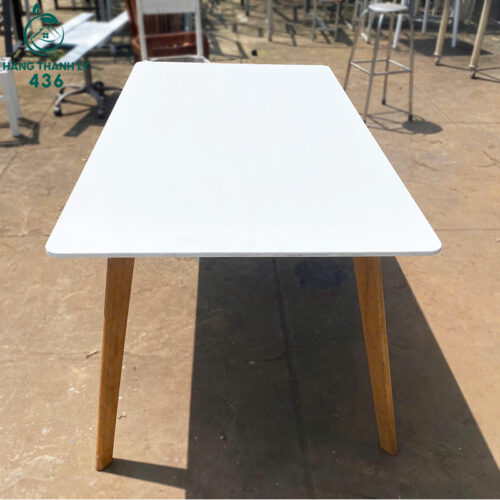 Bàn Ăn Gỗ 1M6 Thiết Kế Tối Giản Cũ 3 ban ghe cafe cu 30