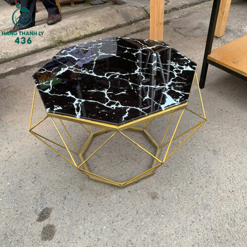 Bàn Sofa Kim Cương Mặt Đen Sang Trọng Cũ 4 ban sofa kim cuong mat den sang trong cu 4