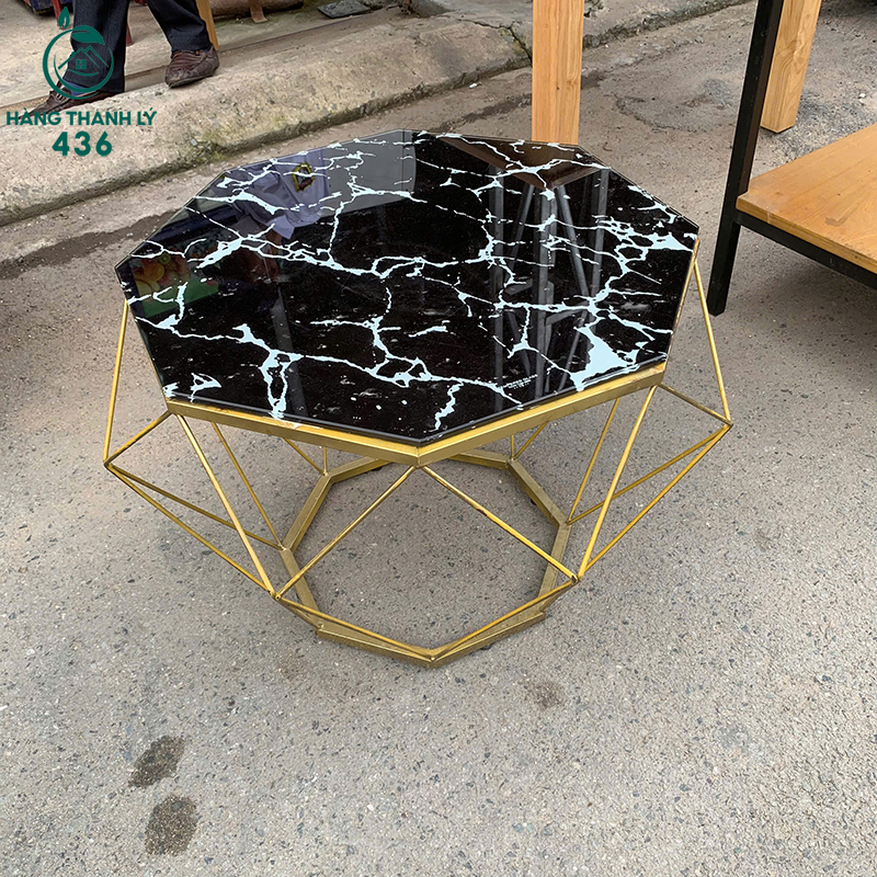 Bàn Sofa Kim Cương Mặt Đen Sang Trọng Cũ 10 ban sofa kim cuong mat den sang trong cu 4