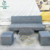 Bộ Sofa Bed Xám 1M7 Hiện Đại Cũ (Nhiều Mẫu) 1 bo sofa bedd cu 11