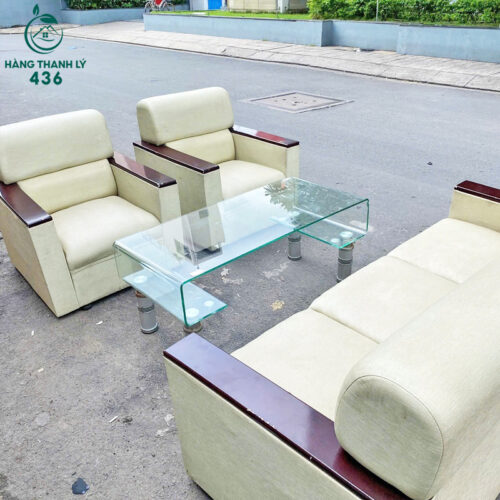 Bộ Sofa Cũ Bọc Vải Phong Cách Thanh Lịch 3 bo sofa cu 333