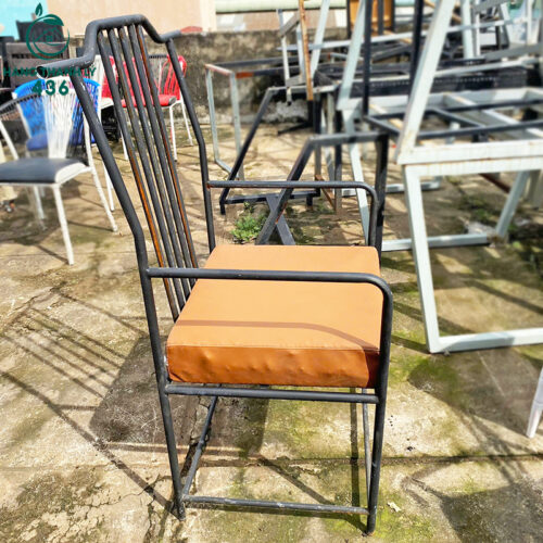 Tổng Hợp 10+ Mẫu Ghế Khung Sắt Lót Đệm Mới 95% 9 ghe cafe khung sat cu 1