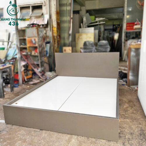 Giường Gỗ 1M6x2M Cũ Màu Xám Hiện Đại 4 giuong cu 8