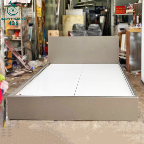 Giường Gỗ 1M6x2M Cũ Màu Xám Hiện Đại 3 giuong cu 9