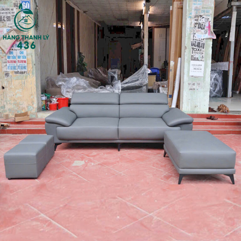 sofa boc da cao cap thanh ly