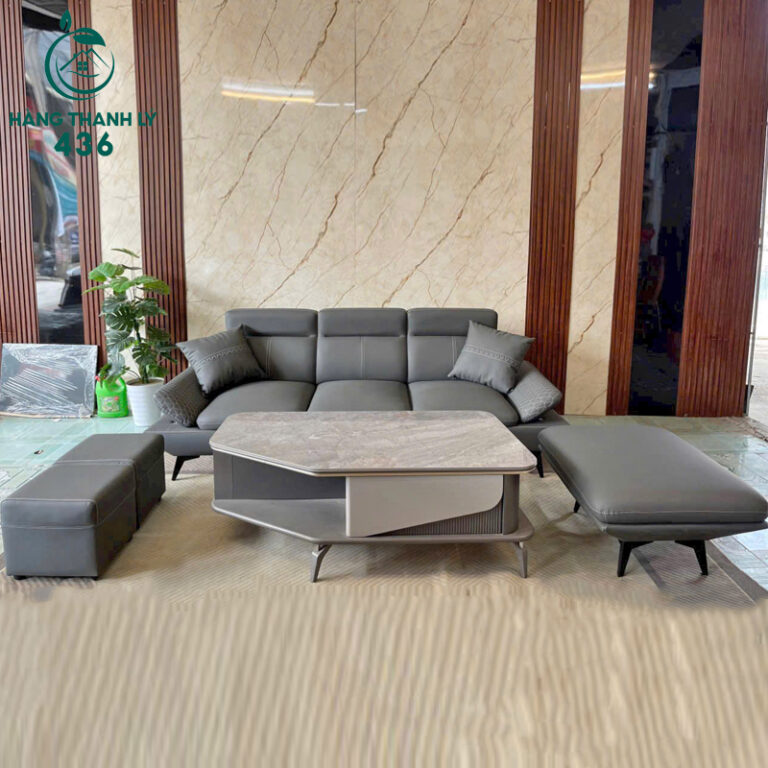 sofa boc da mau nau thanh ly