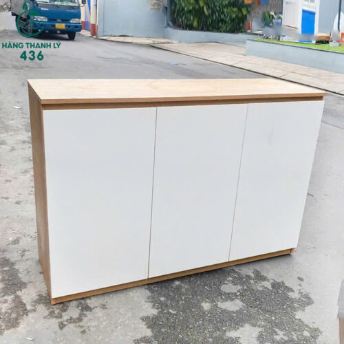 Tủ Gỗ 3 Cánh Đa Năng 1M3 Bền Đẹp Cũ 4 tu dung do cu 33
