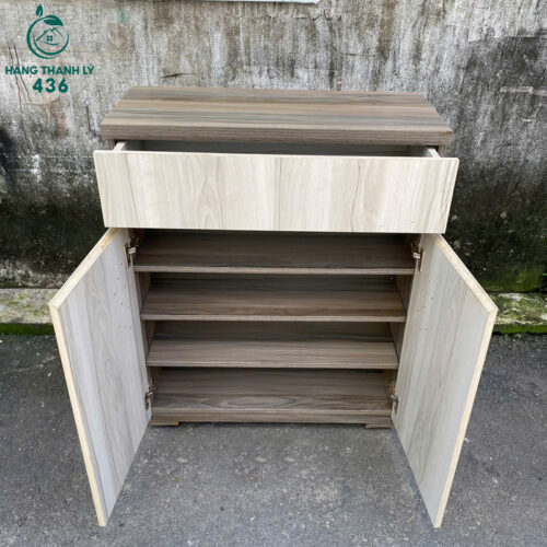 Tủ Giày Dép 80CM Cũ Phong Cách Vintage 3 tu giay cu 41