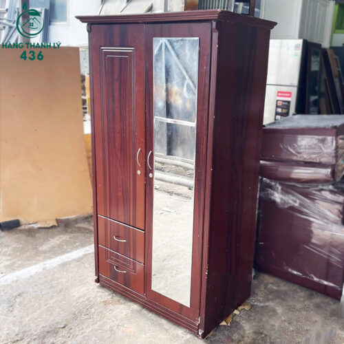Tủ Áo Gỗ MDF 1M Cũ Bền Đẹp (Nhiều Màu) 5 tu quan ao cu 33