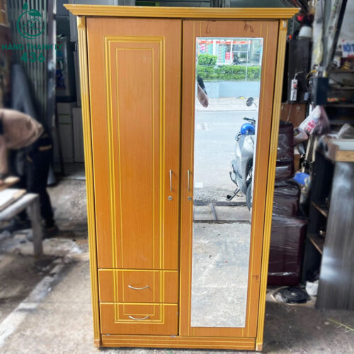 Tủ Áo Gỗ MDF 1M Cũ Bền Đẹp (Nhiều Màu) 3 tu quan ao cu 333