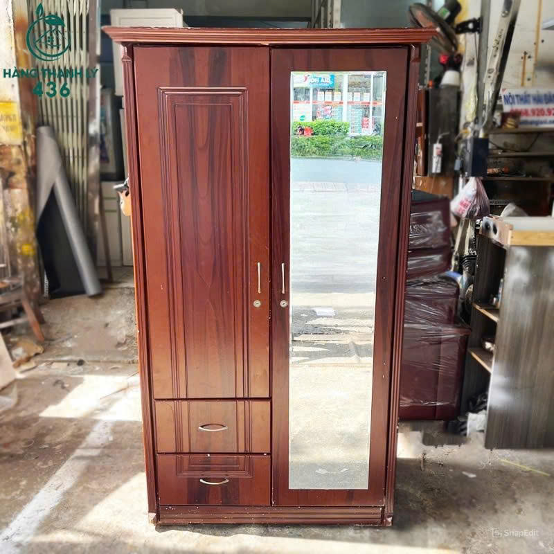 Tủ Áo Gỗ MDF 1M Cũ Bền Đẹp (Nhiều Màu) tu-quan-ao-cu-553 Tủ Áo Gỗ MDF 1M Cũ Bền Đẹp (Nhiều Màu)