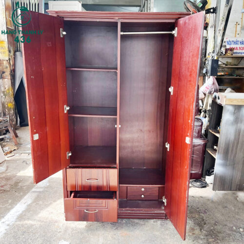 Tủ Áo Gỗ MDF 1M Cũ Bền Đẹp (Nhiều Màu) 4 tu quan ao cu 555