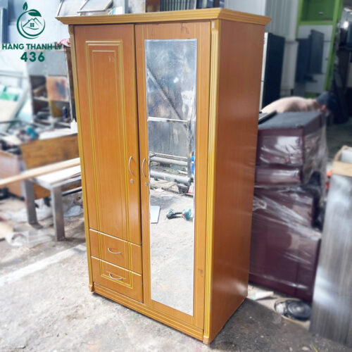 Tủ Áo Gỗ MDF 1M Cũ Bền Đẹp (Nhiều Màu) 6 tu quan ao cu 5t55