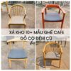 10+ Mẫu Ghế Gỗ Có Đệm Cũ Xả Kho Giá Rẻ 1 ban ghe cafe cu