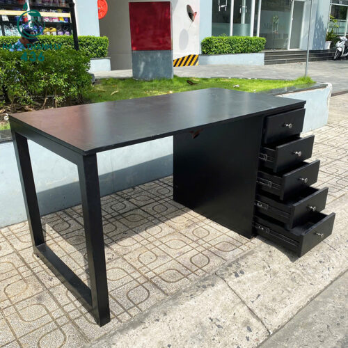 Bàn Làm Việc Giám Đốc 1M4 Cũ Full Gỗ Tự Nhiên 4 ban giam doc cu 1 1