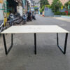 Bàn Họp Cũ Chân Sắt Mặt Gỗ Đơn Giản 1 ban hop cu