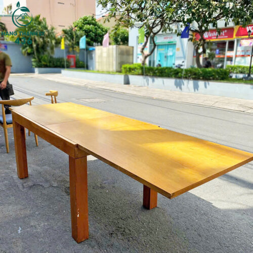 Bộ Bàn Ăn 4 Ghế Sừng Bò Cũ Thiết Kế Thông Minh 4 bo ban an cu 11