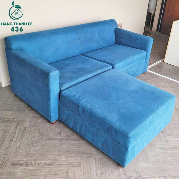 ghe sofa goc L xanh 2