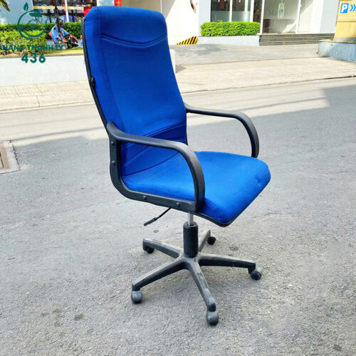 Ghế Văn Phòng Bọc Vải Màu Xanh Cũ Đẹp 3 ghe van phong cu 2 1