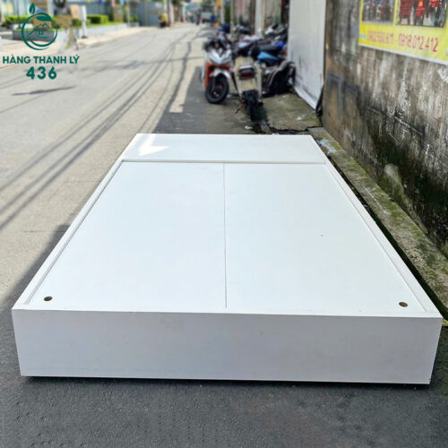 Giường Ngủ 1M6 Thiết Kế 3 Ngăn Kéo Trắng Cũ 4 giuong cu 4 copy