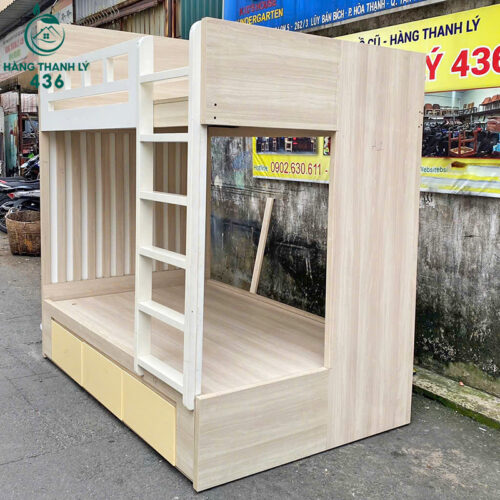 Giường Tầng Gỗ Cũ Thiết Kế Thông Minh Hiện Đại 4 giuong tang cu 4