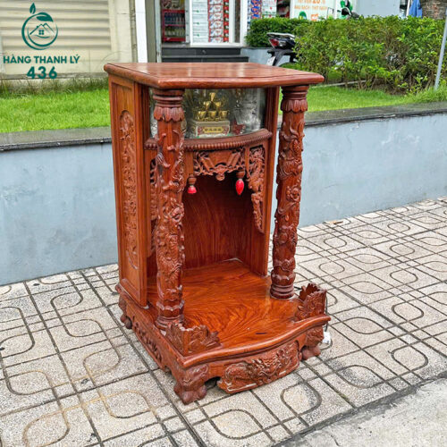 Kệ Thờ Ông Địa Gỗ Cẩm Lai Cao Cấp Cũ 4 ke ban tho ong dia cu 1