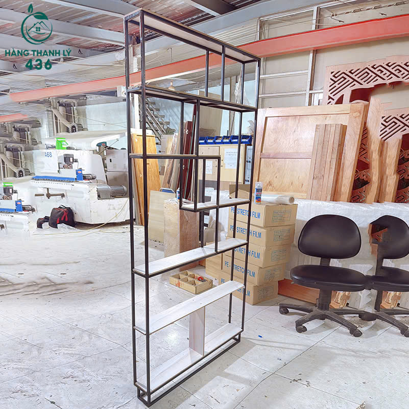 ke-trung-bay-cu-7 Kệ Trang Trí 95CMx2M Cũ Giá Rẻ (Nhiều Màu)