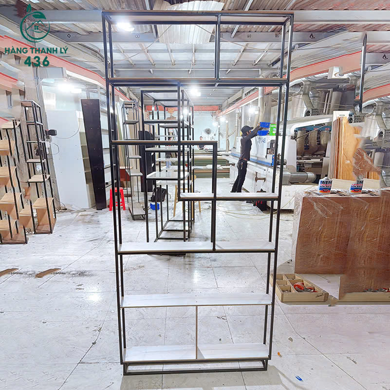 ke-trung-bay-cu-8 Kệ Trang Trí 95CMx2M Cũ Giá Rẻ (Nhiều Màu)