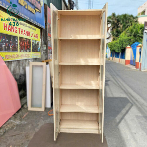 Tủ Hồ Sơ Đứng 70CMX2M Cũ Cánh Kính Hiện Đại 4 tu ho so cu 30