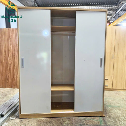 Tủ Áo 1M6 Cửa Lùa Hiện Đại Mới 99% 4 tu quan ao thanh ly 2