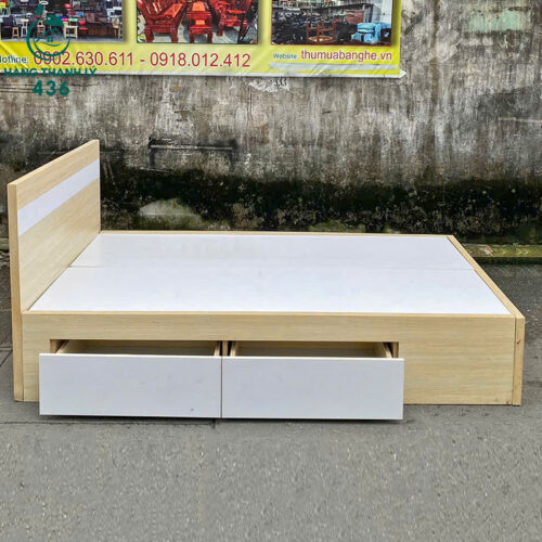 Giường MDF 1M2x2M Có Hộc Tiện Lợi Cũ 4 GIUONG CU 3