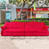 Băng Ghế Sofa Nhung Đỏ Cao Cấp Cũ 1 ban ghe sofa cu 9