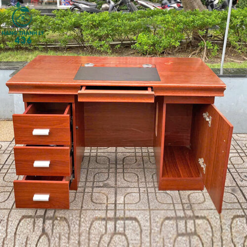 Bàn Giám Đốc Ốp Da 1M2x60CM Cũ 4 ban giam doc cu 10