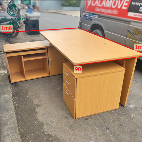 Bàn Giám Đốc L 1M8 Góc Trái Hiện Đại Cũ 4 ban lam viec cu 33