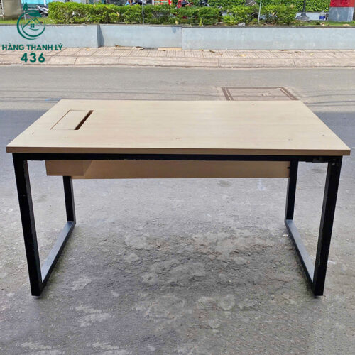 Bàn Làm Việc 1M3x70CM Chân Sắt Chữ U Cũ 3 ban lam viec cu 53