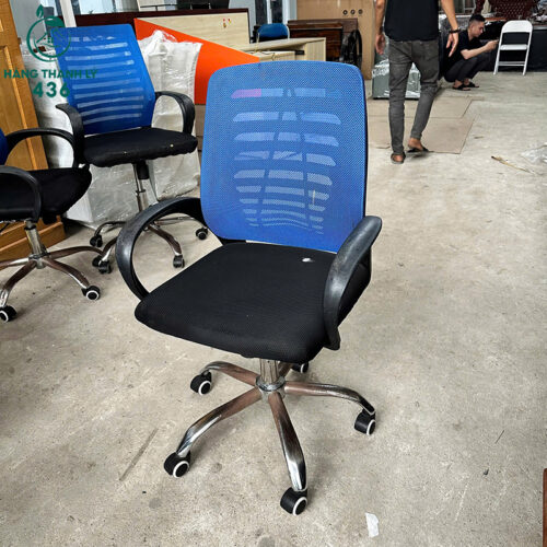 ghe lam viec tua lung luoi chan kim loai cu nhieu mau 5