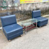 Bộ Bàn Ghế Sofa Mặt Kính Cũ Giá Rẻ 2 ghe sofa cu 4