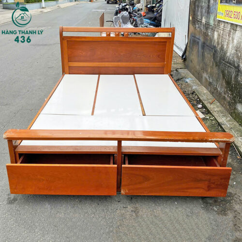 Giường Ngủ 1M6 Có Hộc Tủ Hiện Đại Cũ 4 giuong cu 18