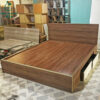 Giường Ngủ Gỗ 1M6x2M Có Hộc Kéo Mới 99% 2 giuong ton kho 2