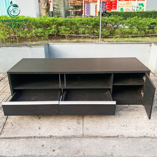 Kệ Tủ Tivi Gỗ 1M6 Màu Đen Cũ Giá Rẻ 3 ke tivi cu 38