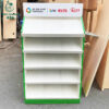 Kệ Trưng Bày 70CMx1M2 Trắng Xanh MDF Cũ 2 ke trung bay cu 1