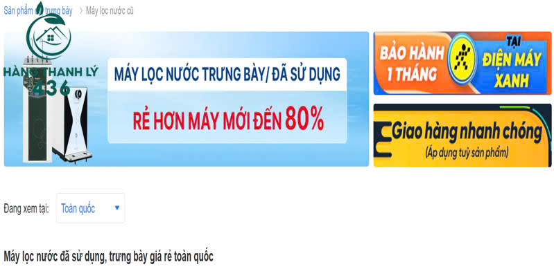 mua-may-loc-nuoc-cu-DMX [Review] 10+ Địa Chỉ Bán Máy Lọc Nước Cũ Uy Tín Tại TPHCM